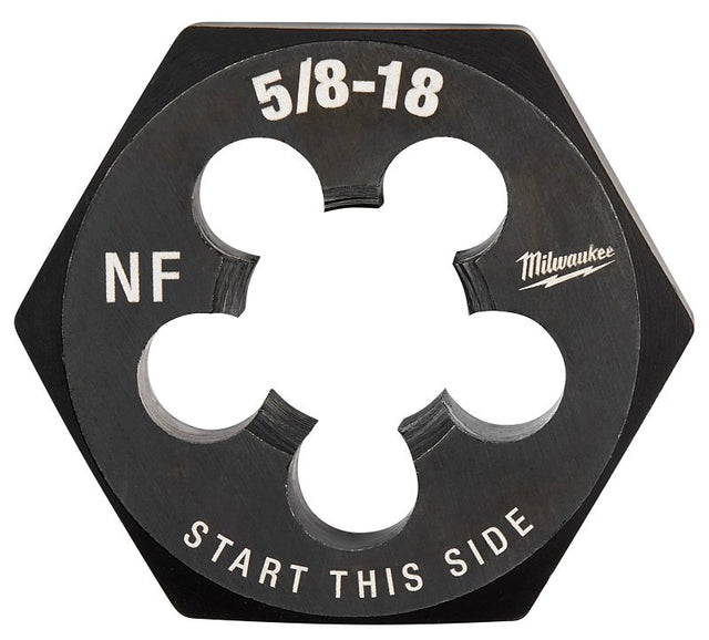 Milwaukee 49-57-5371 Threading Die, 5/8-18 Thread, Fine Thread, HCS