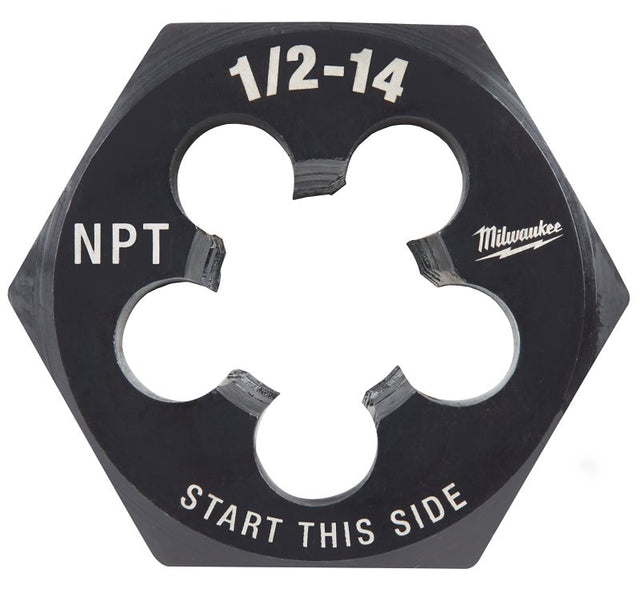 Milwaukee 49-57-5393 Threading Die, 1/2-14 Thread, NPT Thread, HCS