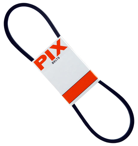 PIX B89/5L920 V-Belt, 92 in Outside Circumference, Molded Cog, 21/32 in W, 3/8 in Thick, Black