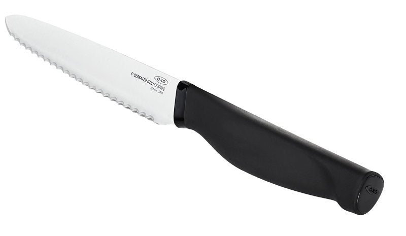 Good Grips 22181 Utility Knife, Stainless Steel Blade, Serrated Blade