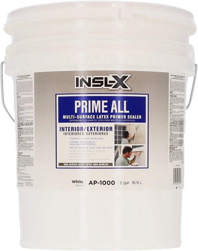 Insl-X AP-1000099-05 Primer Sealer, Flat, White, 5 gal