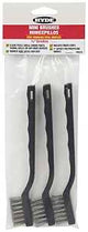 Hyde 46650 Mini Brush, 1/2 in L Trim, Stainless Steel Bristle, 10 in OAL