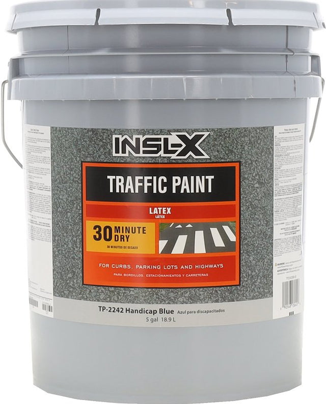 Insl-X TP2242099-05 Traffic Marking Paint, Flat, Blue, 5 gal, Can