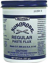 Nokorode 14020 Regular Flux, 8 oz Jar, Paste, Tan