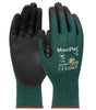 Boss MaxiFlex Cut 34-8743T/L Seamless Knit Coated Gloves, L, Reinforced Thumb, Knit Wrist Cuff, Nitrile Coating, Green