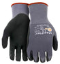 Boss MaxiFlex Cut 34-8743T/XL Seamless Knit Coated Gloves, XL, Reinforced Thumb, Knit Wrist Cuff, Nitrile Coating, Green