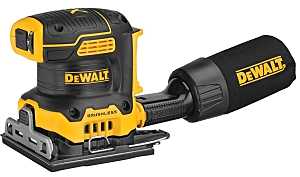 DEWALT 20V MAX XR DCW200B Brushless Cordless Variable-Speed Sander, Tool Only, 20 V, 6 Ah, 1/4 in Sheet, Quarter Sheet