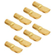 Prime-Line U 10165 Shelf Support Peg, Utility Hook, Specifications: 5 mm Dia x 5/16 in L Pin, Wall Mount, Brass, 25 lb