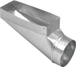 Imperial GV0667 Wall Register Boot, 13.319 in L, 10 in W, 8.266 in H, 90 deg Angle, 30 ga Gauge, Steel, Galvanized