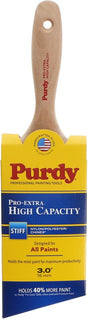 Purdy Pro-Extra Series 145424730 Paint Brush, 3 in W, Angular Brush, 3-7/16 in L Bristle, Chinex/Nylon/Polyester Bristle