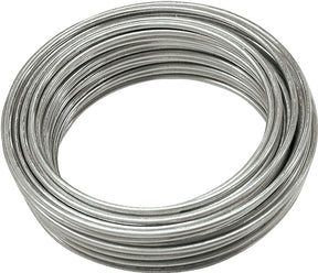 Hillman 50130 Utility Wire, 25 ft L, 16 ga Gauge, Steel, Galvanized