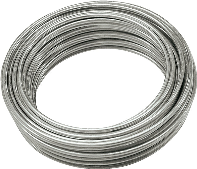 Hillman 50130 Utility Wire, 25 ft L, 16 ga Gauge, Steel, Galvanized