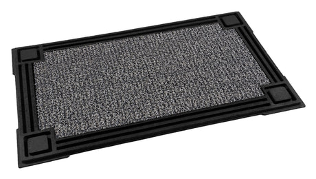 Clean Machine 10374051 Doormat, 30 in L, 18 in W, Rectangular, Capitol Pattern, Astroturf Surface, Cinder