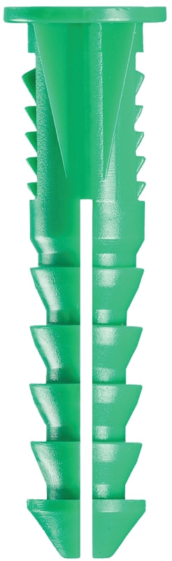 Cobra Anchors 197R Screw Anchor, #12-14 Thread, 1-1/2 in L, Polyethylene, 200 lb, 10/PK
