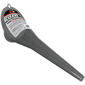 Performance Tool Clear View Series W4054 Long Reach Funnel, 0.5 pt Capacity, Polypropylene, Clear, 4-1/4 in H