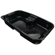 Performance Tool W4079 Oil Drain Pan, 11 qt Capacity, Rectangular, Plastic, Black