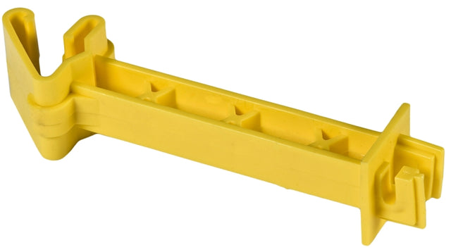 Zareba IT5XY-Z Snap-On Extender Insulator, Aluminum/Polywire/Steel, Polyethylene, Yellow, Snap-On Mounting
