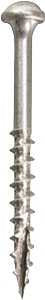 Kreg SML-C125 - 100 Pocket-Hole Screw, #8 Thread, 1-1/4 in L, Square Drive, Carbon Steel, Coarse Thread, Maxi-Loc Head