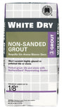 Custom White Dry WDG25 Non-Sanded Grout, White, 25 lb Bag