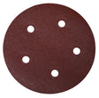 TASK T13041 Sanding Disc, 5 in Dia, 150 Grit, Aluminum Oxide Abrasive, 5-Hole