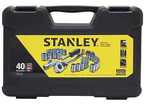 STANLEY STMT71648 Socket Set, Chrome