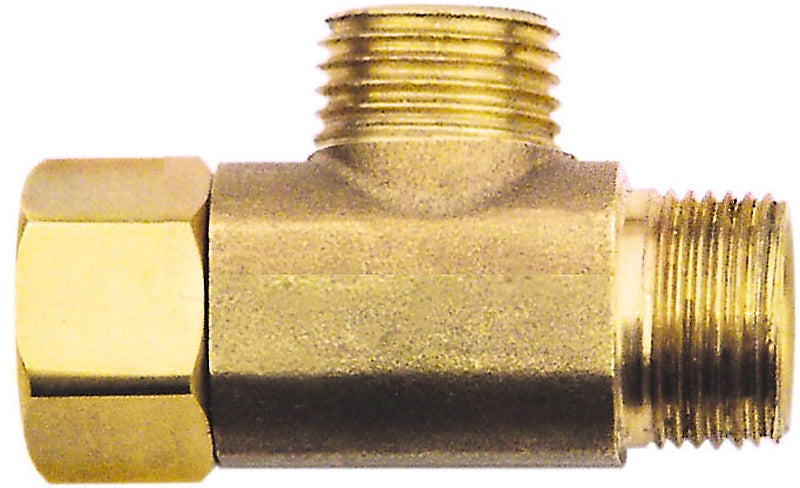 Plumb Pak PP2038LF Tee Adapter, 3/8 in, Female x Tube, Brass, Rough Brass