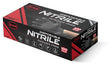 Boss B21051-L Disposable Gloves, L, Nitrile, Powder-Free, Black, 9-1/2 in L