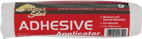 Linzer RC118 Adhesive Paint Roller Cover, 1/4 in Thick Nap, 9 in L, Nylon Cover