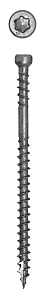 GRK Fasteners PHEINOX Series 36079 Screw, 2-1/2 in L, W-Cut Thread, Recessed Star Drive, Zip-Tip Point, Steel, 500 PK