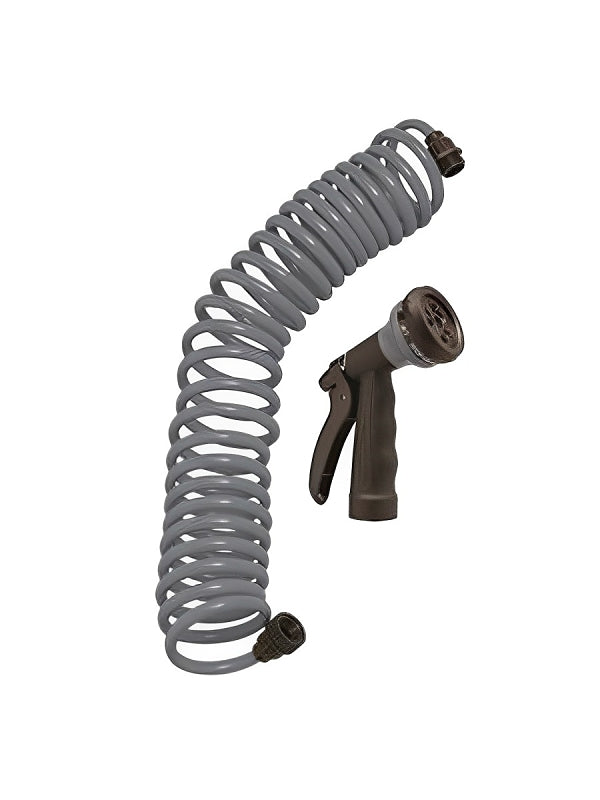 Orbit 26382 Garden Hose, 25 ft L, Polyurethane, Gray