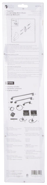 Boston Harbor 3618-35-07-SOU Towel Bar, 18 in L Rod, Venetian Bronze, Surface