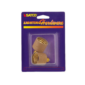 Satco Plastic Candelabra to Medium Base Socket Adapter 1 pk