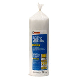 Frost King P1O25 Sheeting, 25 ft L, 10 ft W, 4 mil Thick, Polyethylene, Clear