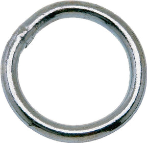 Campbell T7661361 Welded Ring, 200 lb Working Load, 2-1/2 in ID Dia Ring, #2 Chain, 0.26 in Wire, Steel, Zinc-Plated