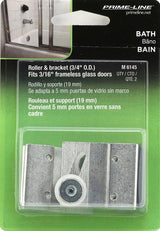 Prime-Line M 6145 Top Bracket Roller Assembly, Aluminum, For: Frameless Shower Doors