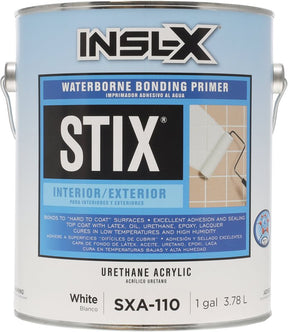Insl-X SXA110099-01 Bonding Primer, Flat, White, 1 gal Pail, Pack of 4