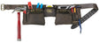 CLC 19427 Construction Work Apron, 29 to 46 in Waist, Leather, Brown, 12-Pocket