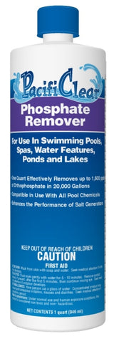 PacifiClear F059001012PC Phosphate Remover, 1 qt Bottle, Liquid