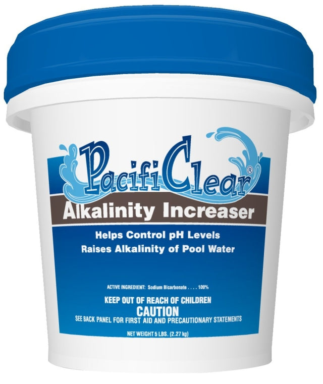 PacifiClear F085005040PC Alkalinity Increaser, Granular, 5 lb Pail