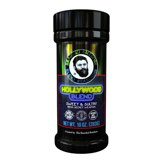 Bearded Butcher BB-4117 Seasoning, Solid, Hollywood Blend, 10 oz Shaker Can