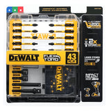 DEWALT DWAFT43SET Screwdriver Bit Set, 43-Piece, Steel