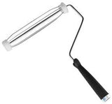 ProSource CFB9651-12 Roller Frame, 9 in L Roller, Metal/Polypropylene Handle, Threaded Handle, Black Handle