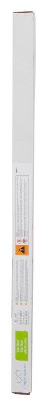 Simple Spaces PVCMB-5AA Blind, 64 in L, 30 in W, Vinyl, Alabaster