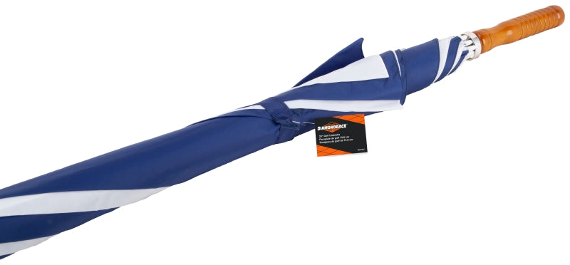 Diamondback TF-06-RYL/WHT Umbrella, Round Canopy, Nylon Fabric, Royal Blue/White Fabric, 29 in OAH