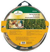 Landscapers Select GB-6001-3L Pop-Up Garden Bag, 27 in L, 2 in H x 22 in Dia, 45 gal, PVC, Beige