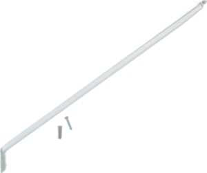 ClosetMaid 71924 Support Bracket, 16 in L, 2 in H, Steel, White, Pack of 36