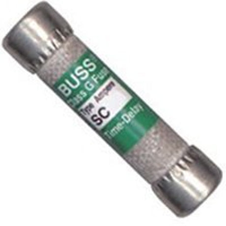 Bussmann SC Series SC-25 Fuse, 25 A, 480 VAC, 300 VDC, 100 kA Interrupt, Melamine Body, G, Low Voltage, Time Delay Fuse