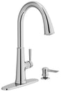 American Standard Maven Series 9319300.002 Pull-Down Kitchen Faucet with Soap Dispenser, 1.8 gpm, 1 -Faucet Handle, Deck