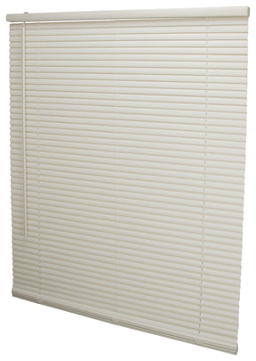 Simple Spaces PVCMB-10AA Blind, 64 in L, 35 in W, Vinyl, Alabaster
