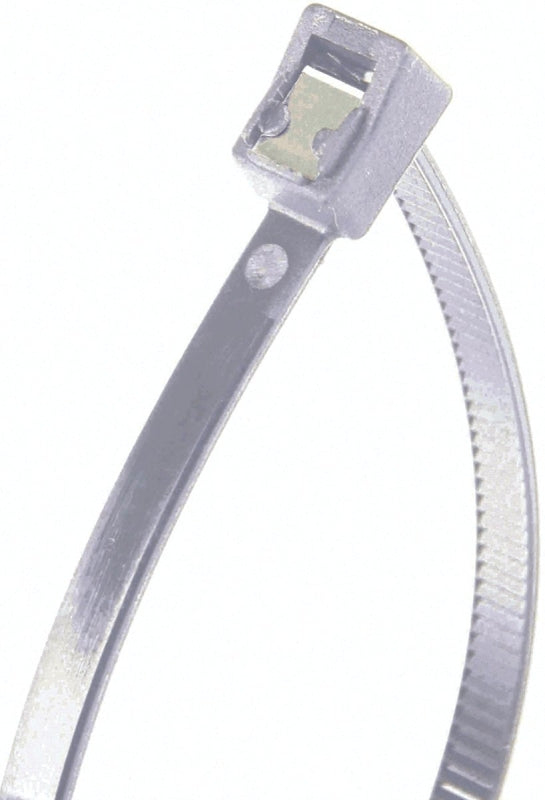 Gardner Bender 46-314SC Cable Tie, 0.3 in Max Bundle Dia, Double-Lock Locking, 6/6 Nylon, Natural, 14 in L, 50/PK